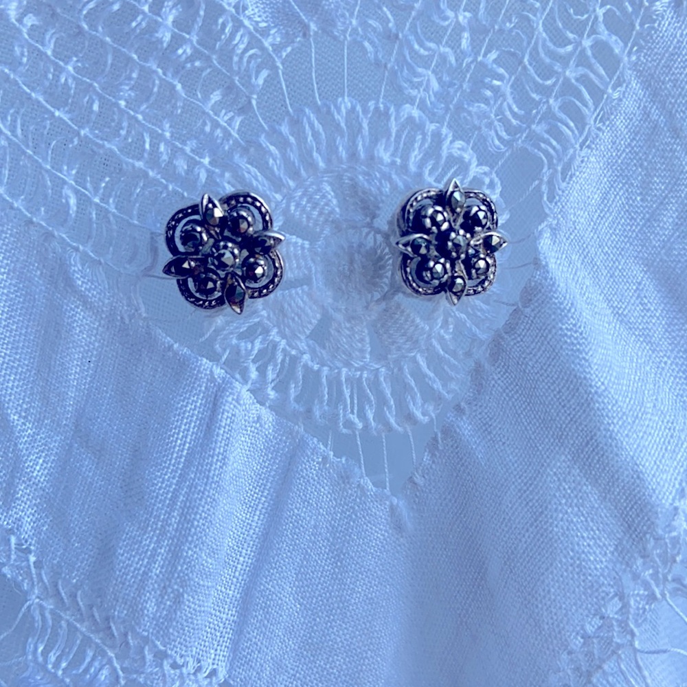 Vintage Silver Stud Earrings